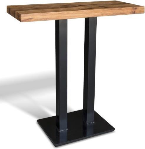 Produktbild zz_ArchivedByPCD_Mutoni wood Bartisch Ajax schwarz - Wildeiche rustikal