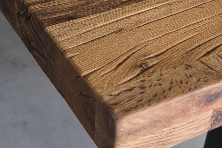 Produktbild zz_ArchivedByPCD_Mutoni wood Bartisch Ajax schwarz - Wildeiche rustikal