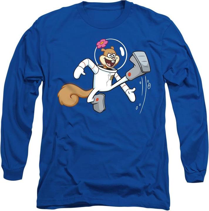 Actual product image Spongebob Squarepants Unisex Adult Karate Sandy Cheeks T-Shirt (XL)
