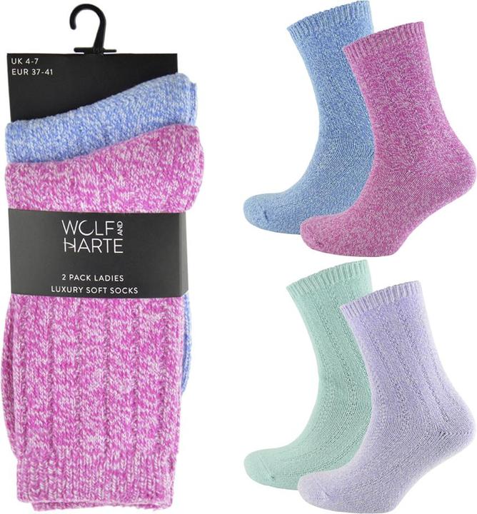 Wolf And Harte Socken (2Erpack) (2er Pack, 37 - 40.5)