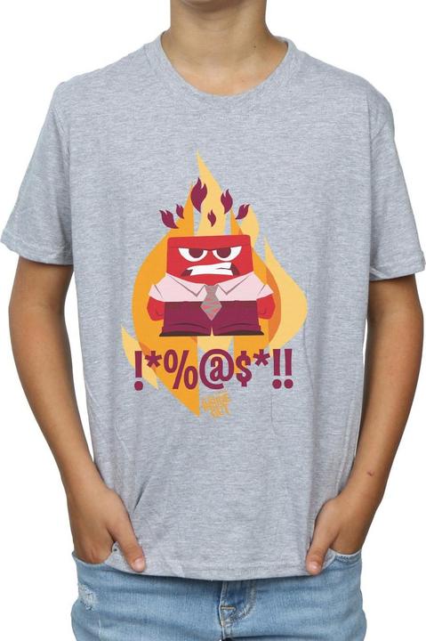 Actual product image Disney Boys Inside Out Fired Up T-Shirt (152, 158)