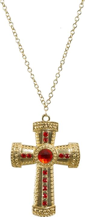 Actual product image Orlob Bischof Kreuzkette rot-gold