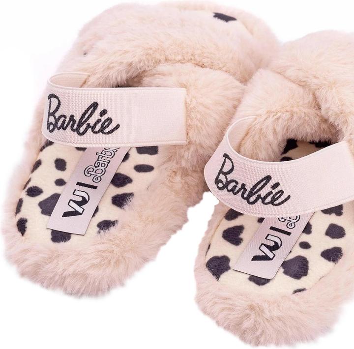 Actual product image Barbie Girls Faux Fur Slip-on Slippers (28)