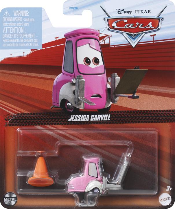 Actual product image Mattel Disney and Pixar Cars Jessica Carvill