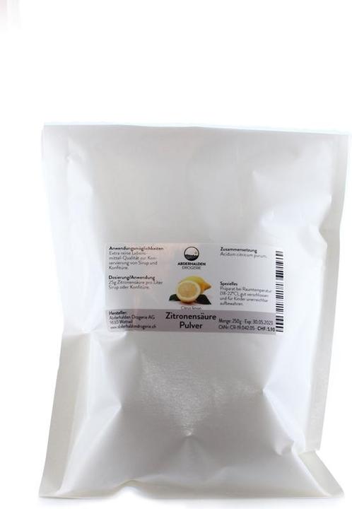 Immagine prodotto Drogerie Abderhalden Acido citrico (1 x 250 g)