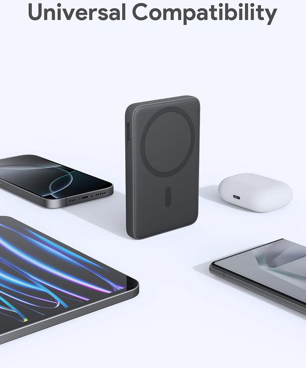 Immagine prodotto Aukey MAG FUSION 5000mAh - Banca di energia senza fili (5000 mAh, 20 W)