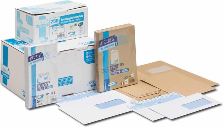 Actual product image GPV Envelopes, C5, 162 x 229 mm, white, without window (500 x)