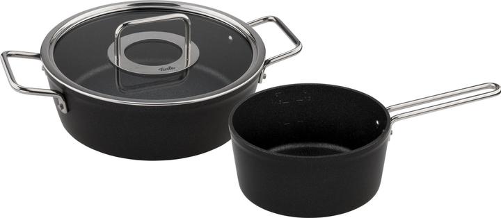 Actual product image Fissler Set (BT24 STK18cm oD) (24 cm, Pan set + pot set, Aluminium)