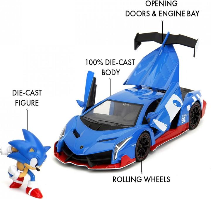 Immagine prodotto Jada Jada Sonic Lamborghini Veneno