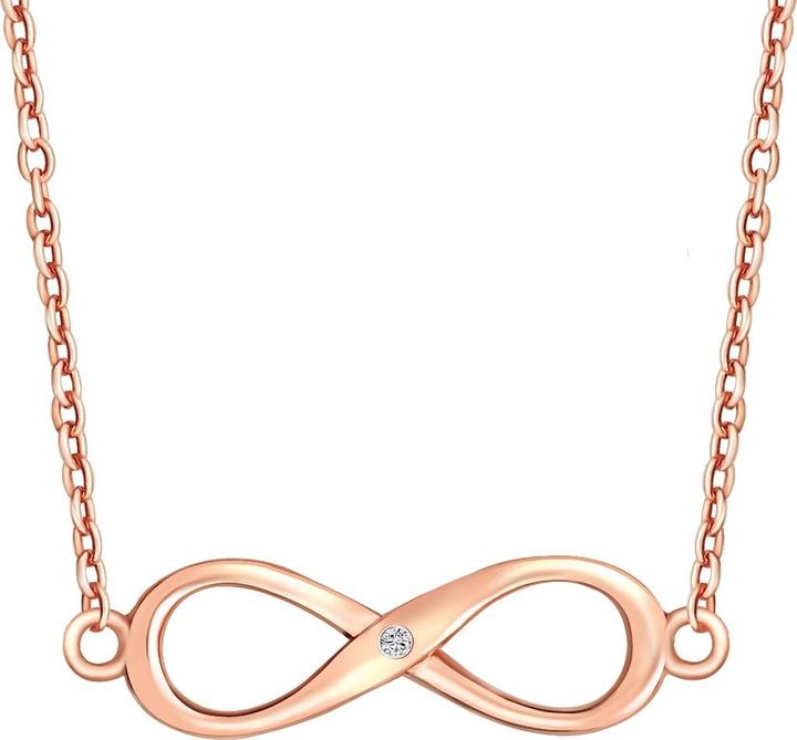 Lulu & Jane Infinity Sterling Silber Diamant roségold - 33502 (Sterling Silber)
