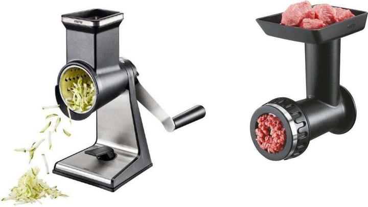 Produktbild GEFU Trommelreibe mit Fleischwolfvorsatz