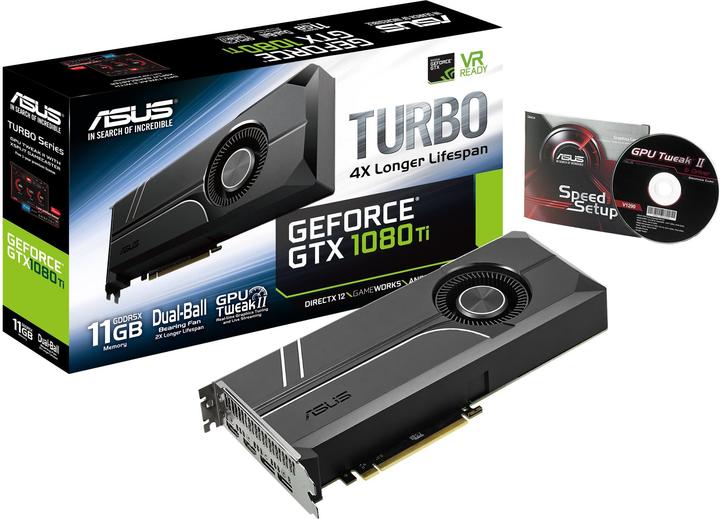 Image du produit ASUS TURBO GeForce GTX 1080 Ti 11G (11 Go)