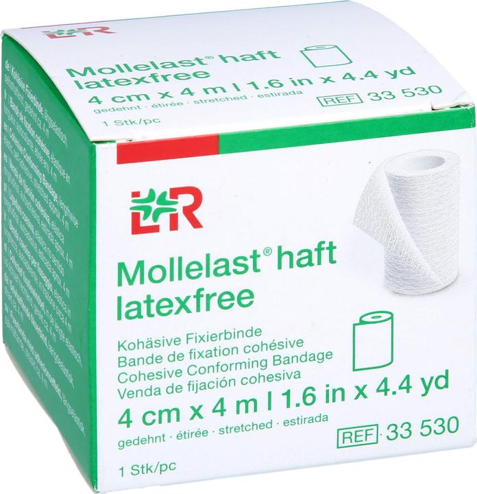 Immagine prodotto Lohmann & Rauscher Mollelast adesivo senza lattice bianco 4cm x 4m teso, 1 pz BIN