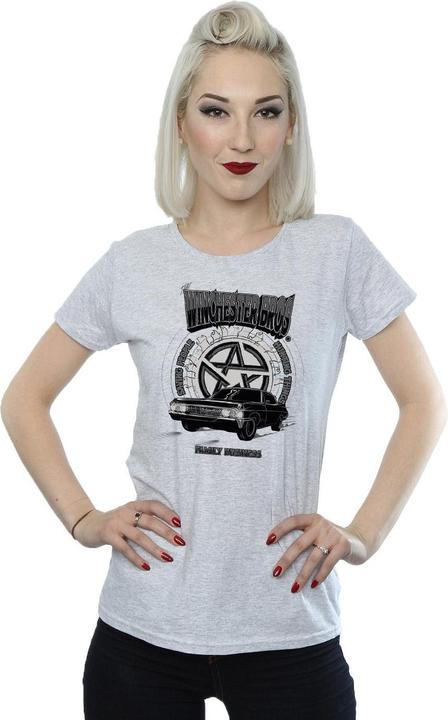 Actual product image Supernatural Womens/Ladies Winchester Bros Cotton T-Shirt (L)