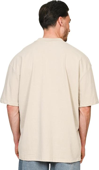 Actual product image Casual Classics Unisex Adult Combed Ringspun Cotton Extended Neckline Tall Oversized T-Shirt (L)