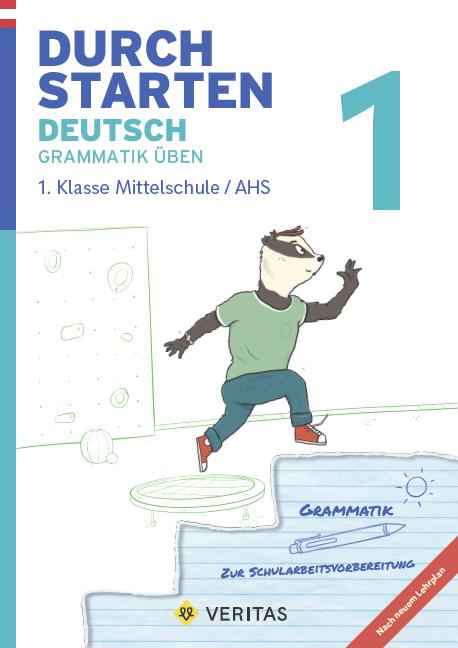 Image du produit Durchstarten Deutsch 1. Klasse Mittelschule/AHS Grammatik üben (Allemand, Gernot Blieberger, 2019)