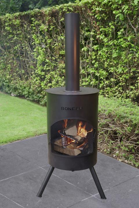 Actual product image Bonfeu BonTon 60 garden fireplace black