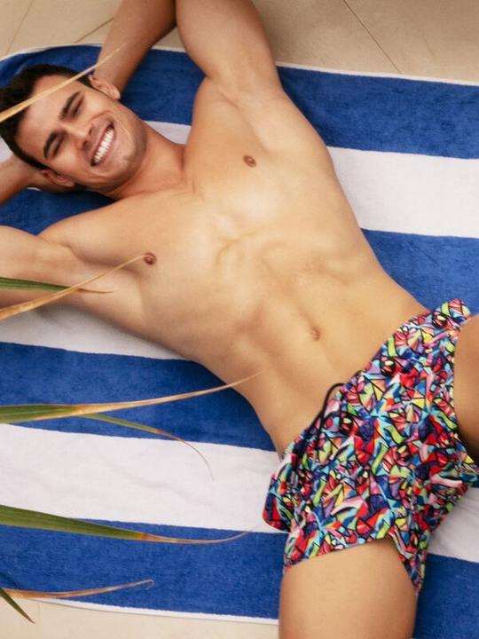 Produktbild HOM Badeshorts Beach Boxer Idylle (XL)