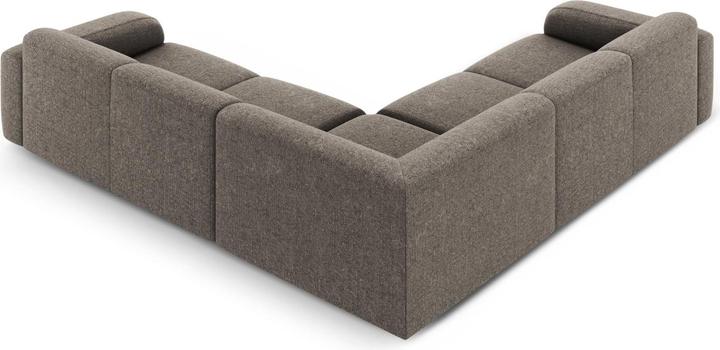 Actual product image Micadoni Symmetrical Corner Sofa, "Molino", 5 Seats, 252x252x75 Made in Europe (Corner sofa)