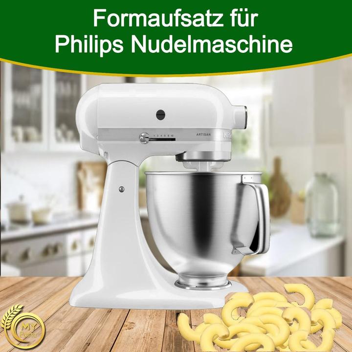 Image du produit My Pasta Hörnchen Pasta Matrize für Philips Nudelmaschine Serie 7000