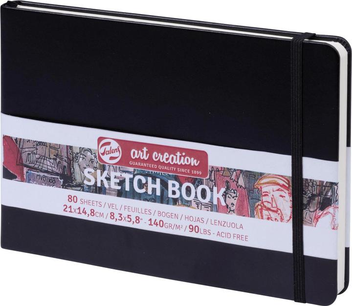 Talens Sketchbook (A5, Blanc, Couverture rigide)