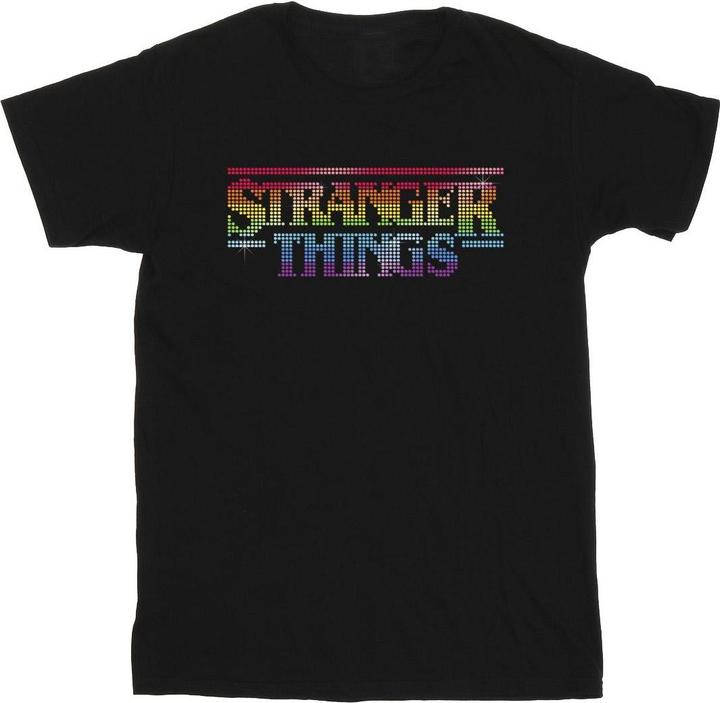 Produktbild Netflix Stranger Things Rainbow Dot Logo TShirt Mädchen (152, 158)