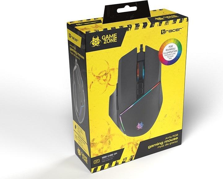 Actual product image Tracer GAMEZONE ARRTA RGB mouse (Cable)