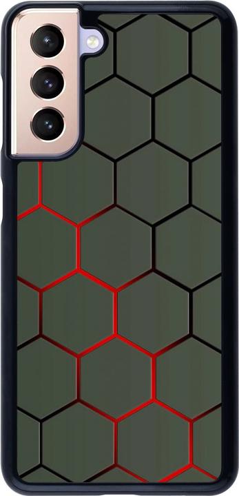 Actual product image PhoneLook Cover Geometric Line red (Samsung Galaxy S21 5G)