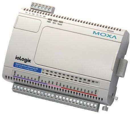 Moxa IoLOGIK Ethernet I/O Server 2 E2212-T 8xDI+8xDO+4xDIO MODB