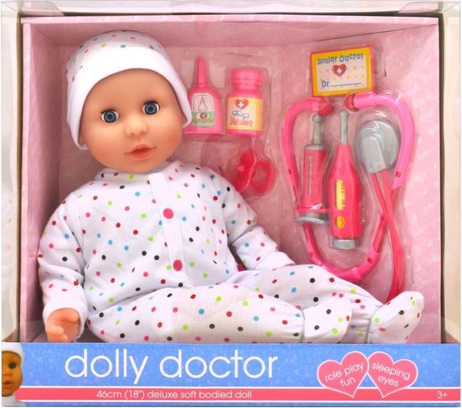Immagine prodotto Dolls World idee+spiel Set di bambole dottore 46 cm con accessori