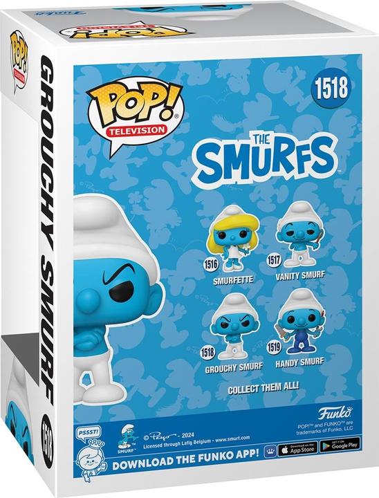Immagine prodotto Funko I Puffi POP! TV Figura in vinile Puffo brontolone 9 cm