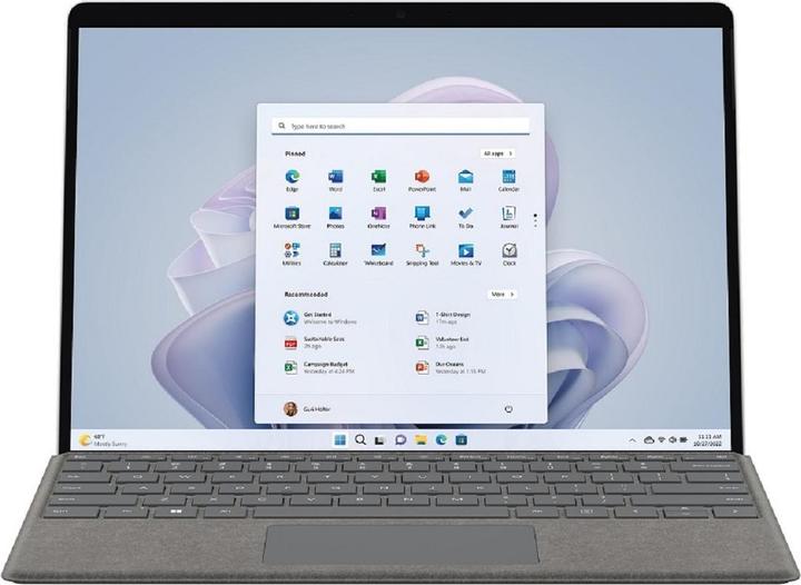 Actual product image Microsoft Surface Pro 9 for business (13", Intel Core i5-1245U, 16 GB, 256 GB, Without keyboard layout)