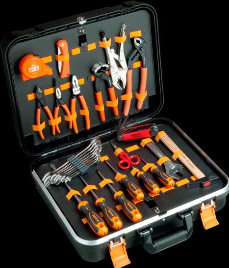 Actual product image Irimo All-purpose tool set in plastic case - 32 pieces (32 pieces)