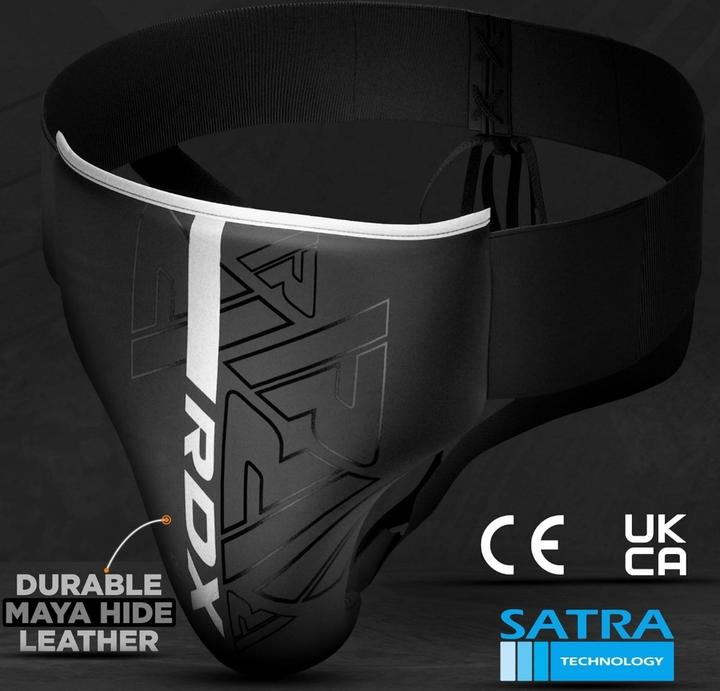 Actual product image Rdx Groin Guard Rex F6 Matte White-S (S)