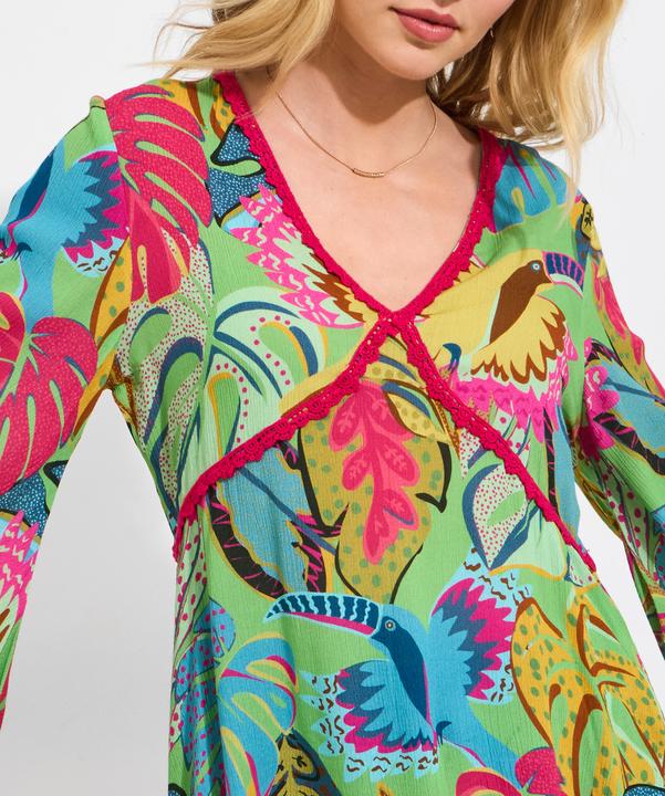 Produktbild Joe Browns Tropical Print Long Sleeve Tunic Dress (18)