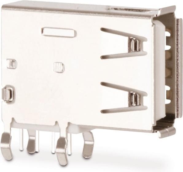 Produktbild Eneroid USB Buchse, USB-A, 90°, vertikal, Printmontage