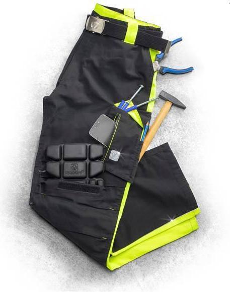 Produktbild Ardon Winter Pants Neon Black-Yellowxxl (XXL)