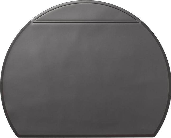 Actual product image Durable Desk pad 65 x 52 cm (w x h) with foil pad PVC black semicircular (65 x 52 cm)