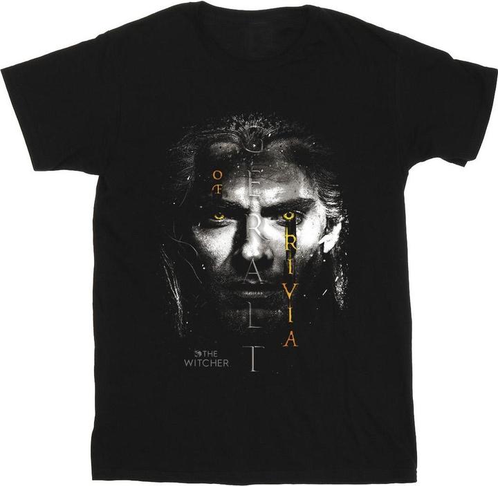 Netflix The Witcher Geralt Glowing Eyes TShirt (5XL)
