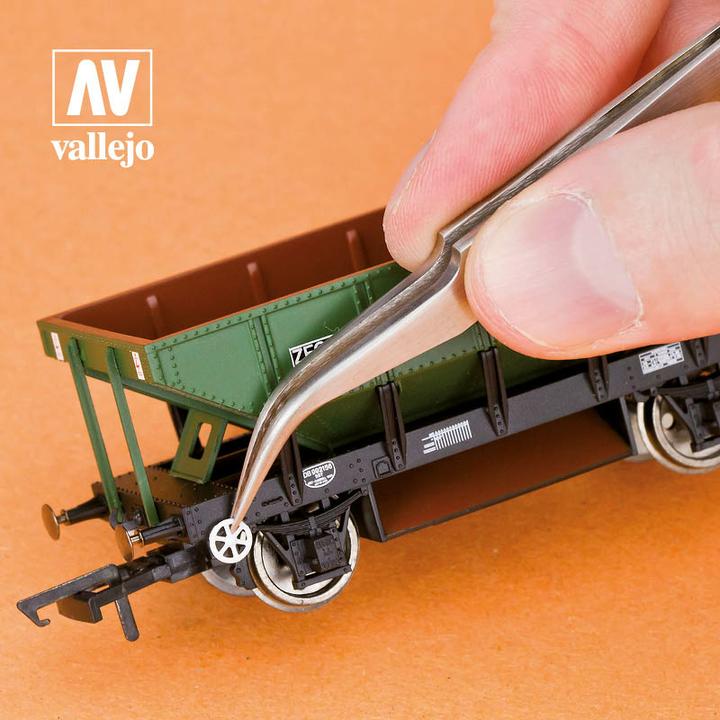 Produktbild Vallejo Extra Fine Curved Tweezers (T12004)