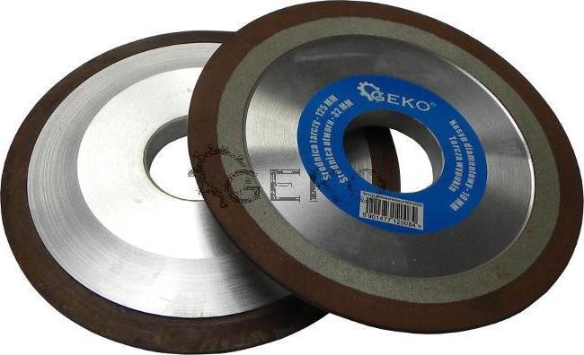 Actual product image GEKO Sharpening wheel for cutting knife, 125 x 10 x 32 mm, thickness 1.5 mm