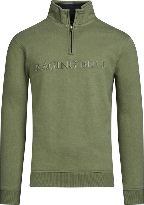 Raging Bull Sweatshirt mit kurzem Reissverschluss (5XL)