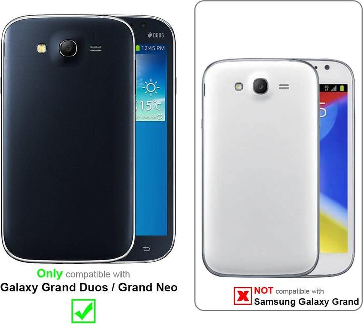 Produktbild Cadorabo Hybrid Schutzschild Hülle mit Kartenfach (Samsung Galaxy Grand Prime)