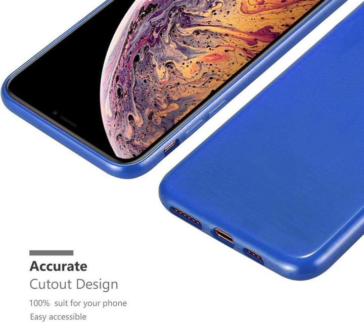 Produktbild Cadorabo TPU Brushed Cover (Apple iPhone XS Max)