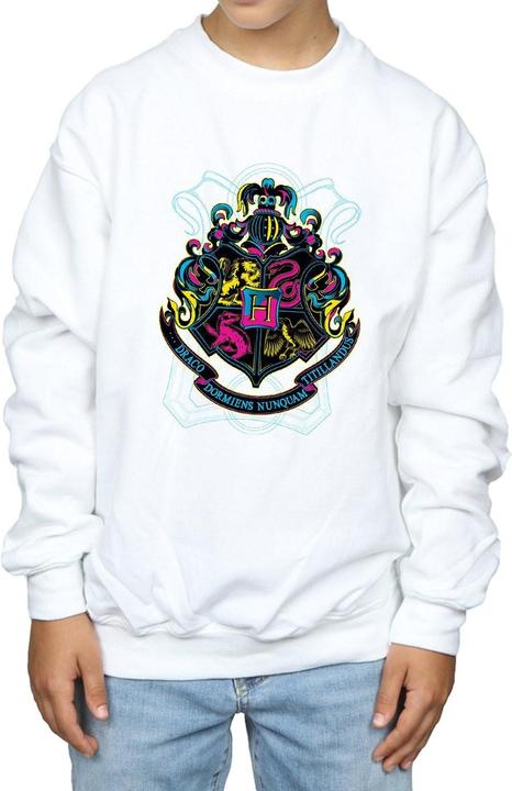 Immagine prodotto Neon Hogwarts Crest Felpa Ragazzi (128)