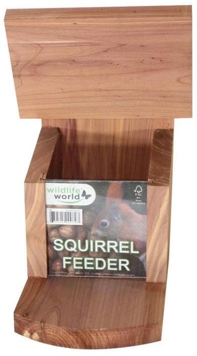 Actual product image Wildlife World Squirrel feeding station, 23 x 17 x 19 cm, FSC Mix