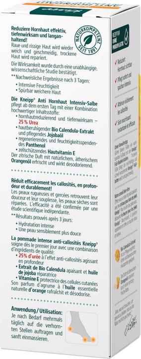 Produktbild Kneipp Anti Hornhaut Intensiv-Salbe (Fussdeodorant & -puder, 75 ml)