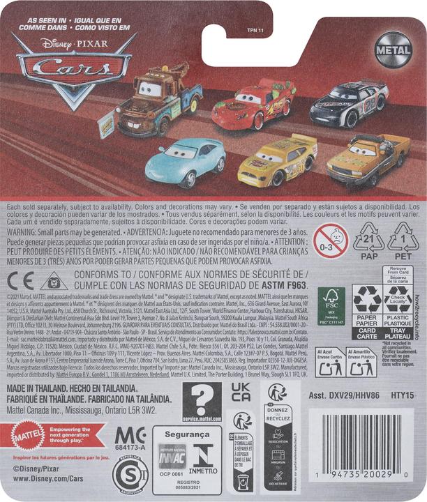 Actual product image Mattel Disney and Pixar Cars Snot Rod