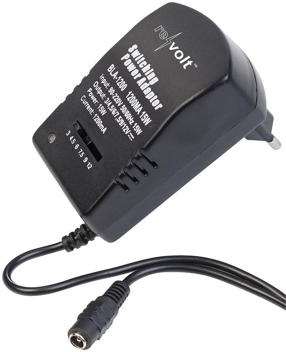 Produktbild Revolt 2er Set Universal Batterie Netzteil Adapter (2 Stk., AAA)