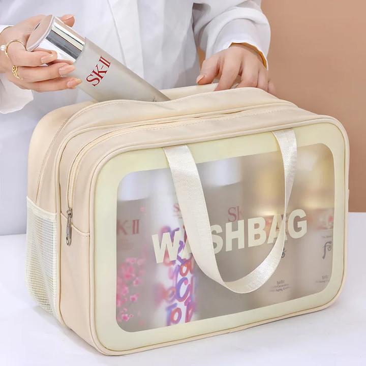 Image du produit Only-Bags.Store Trousse de maquillage séparateur eau-sèche trousse de toilette portable articles de voyage